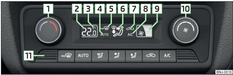 SKODA Fabia 3 Phase 1 (2015-2017) - Climatronic (climatisation automatique) - 1