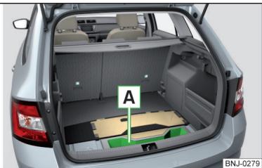 SKODA Fabia 3 Phase 1 (2015-2017) - Compartiments de rangement sous le revêtement de plancher - 2