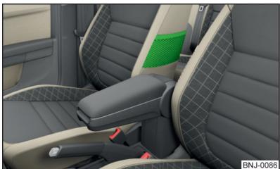 SKODA Fabia 3 Phase 1 (2015-2017) - Poches de rangement à l'intérieur des sièges avant - 1