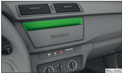 SKODA Fabia 3 Phase 1 (2015-2017) - Vide-poches sur le tableau de bord - 1