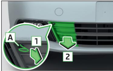 SKODA Fabia 3 Phase 1 (2015-2017) - Remplacement de l'ampoule du feu de l'antibrouillard - 1