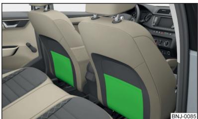 SKODA Fabia 3 Phase 1 (2015-2017) - Poches de rangement à l'arrière des sièges avant - 1