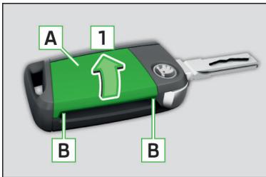 SKODA Fabia 3 Phase 1 (2015-2017) - Télécommande - Changer la pile - 1