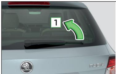 SKODA Fabia 3 Phase 1 (2015-2017) - Fixer le balai d'essuie-glace - 1