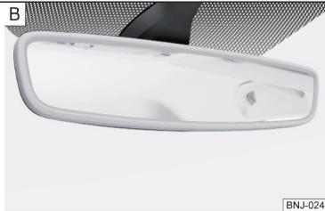 SKODA Fabia 3 Phase 1 (2015-2017) - Obscurcissement du rétroviseur interieur - 2