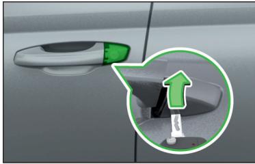 SKODA Fabia 3 Phase 1 (2015-2017) - Verrouiller/déverrouiller la portière du conducteur - 1