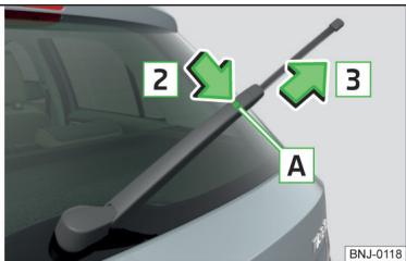 SKODA Fabia 3 Phase 1 (2015-2017) - Fixer le balai d'essuie-glace - 2