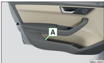 SKODA Fabia 3 Phase 1 (2015-2017) - Emplacement pour la veste refléchissante - 1