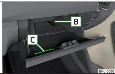 SKODA Fabia 3 Phase 1 (2015-2017) - Vide-poches côte passager - 2