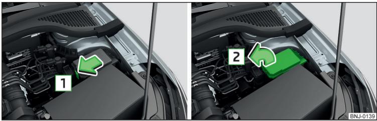 SKODA Fabia 3 Phase 1 (2015-2017) - Fusibles dans le compartmentement moteur - 1