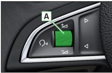 SKODA Fabia 3 Phase 1 (2015-2017) - Utilisation à l'aide du volant multifonction - 1