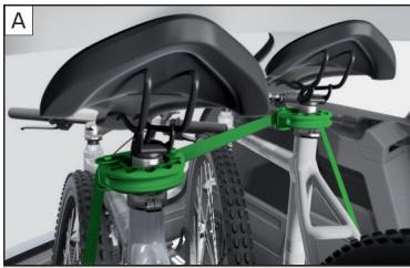 SKODA Fabia 3 Phase 1 (2015-2017) - Assurer la stabilité des vélos avec une sangle - 1