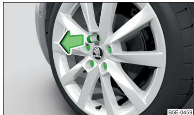 SKODA Fabia 3 Phase 1 (2015-2017) - Capuchons des boulons de roue - 1