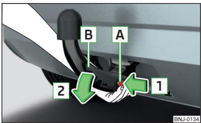 SKODA Fabia 3 Phase 1 (2015-2017) - Retrait de la boule d'attelage - étape 2 - 1