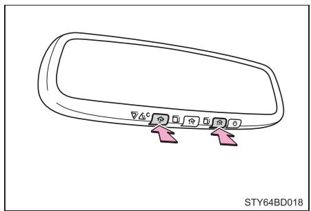 TOYOTA Tundra (2019) - Réinitialisation de la mémoire de l'émetteur HomeLink® (ensemble des trois codes) - 1