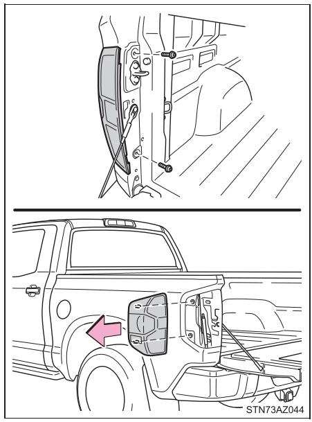 TOYOTA Tundra (2019) - ■ Feux stop/arrière et de position latéraux arrière, feux de recul et clignotants arrière - 1