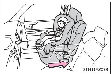 TOYOTA Tundra (2019) - Lorsque vous installez un dispositif de retenue pour enfants - 2