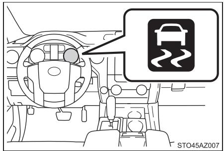TOYOTA Tundra (2019) - Lorsque les systèmes TRAC/VSC/Contrôle antilouvoiement de caravane/remorque sont en action - 1