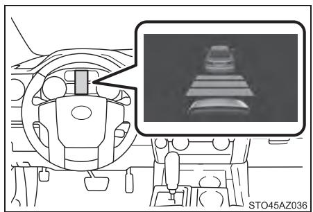 TOYOTA Tundra (2019) - Alerte d'approche (mode de contrôle de la distance entre véhicules) - 1
