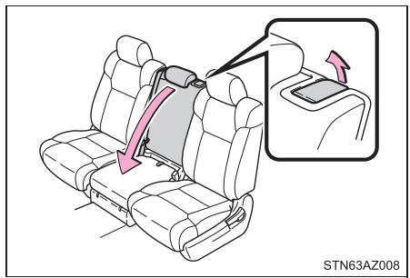 TOYOTA Tundra (2019) - Rangement de console (sièges avant de type individualisés) - 2