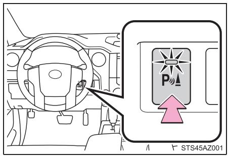 TOYOTA Tundra (2019) - - Bouton du système intuitif d'aide au stationnement - 1