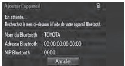 TOYOTA Tundra (2019) - Comment enregistrer un appareil Bluetooth® - 1