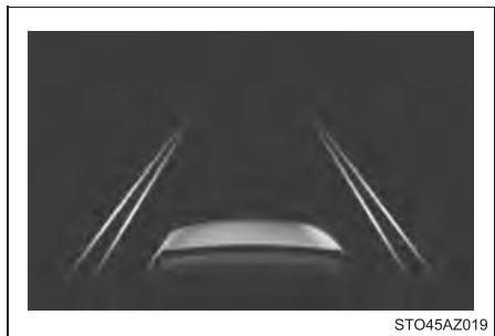 TOYOTA Tundra (2019) - Partie interne des bandes blanches affichée en noir - 2