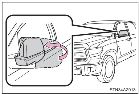 TOYOTA Tundra (2019) - Escamotage des rétroviseurs - 1