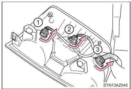 TOYOTA Tundra (2019) - ■ Feux stop/arrière et de position latéraux arrière, feux de recul et clignotants arrière - 2