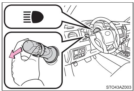 TOYOTA Tundra (2019) - Activation du système de feux de route automatiques - 1