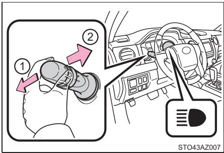 TOYOTA Tundra (2019) - Allumage des feux de route - 1