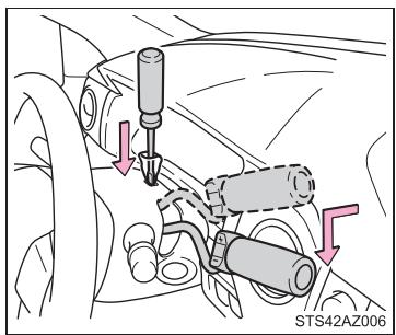 TOYOTA Tundra (2019) - Si le sélecteur de vitesses est bloqué sur P - 3