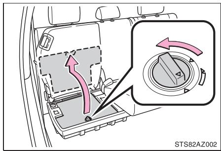 TOYOTA Tundra (2019) - Accès au cric et à la trousse à outils (modèles à Double Cabine) - 2
