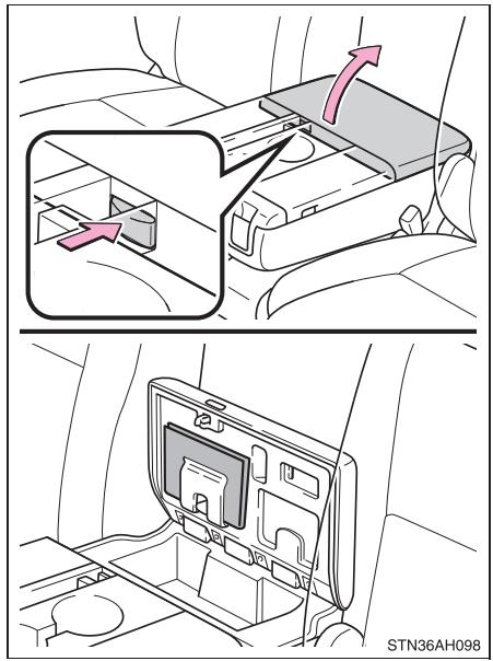 TOYOTA Tundra (2019) - Porte-carte routière (siège avant de type banquette) - 2
