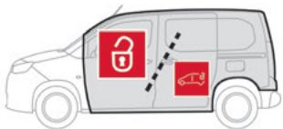 CITROEN Berlingo Van (2023) - Déverrouillage total ou sélectif - 2
