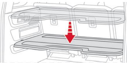 CITROEN Berlingo Van (2023) - Tablette cache-bagages 2 positions (amovable) - 3