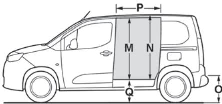 CITROEN Berlingo Van (2023) - Dimensions (en mm) - 12