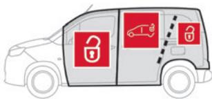 CITROEN Berlingo Van (2023) - Déverrouillage total ou sélectif - 3