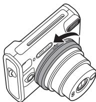 FUJIFILM INSTAXSQ40 - Lorsque vous avez terminé de prendre des photos, mettez l'appareil photo hors tension en tournant la bague de l'objectif sur OFF. - 1
