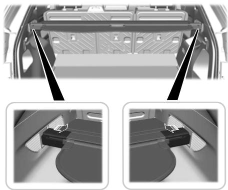 FORD Edge (2021) - Dépose du couvre-bagages - 1