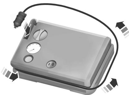 FORD Edge (2021) - Installation du contenant de produit d'obturation sur la trousse - 3