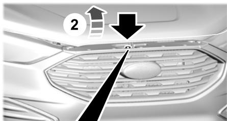 FORD Edge (2021) - Ouverture du capot - 2