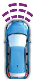 FORD Edge (2021) - Emplacement des capteursd'aide au stationnement avant - 1