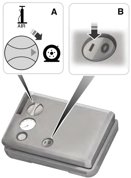 FORD Edge (2021) - Première étape: regonflage du pneau au moyen du produit d'obturation et du compresseur - 6