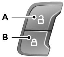 FORD Edge (2021) - Verrouillage et déverrouillage individuel des portes à l'aide du bouton de verrouillage - 1