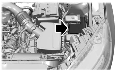 FORD Edge (2021) - Emplacement du boitier de fusibles du compartmente moteur - 1