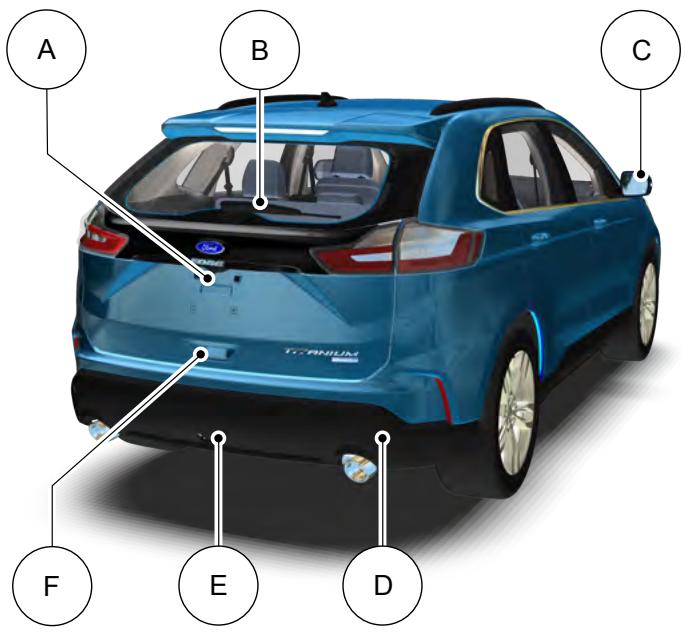 FORD Edge (2021) - EXTÉRIEUR ARRIÈRE - 1