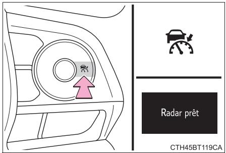 TOYOTA Camry (2023) - Réglage de la vitesse du vehicule (mode de contrôle de la distance entre vehicules) - 1