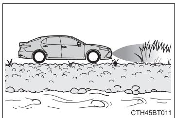 TOYOTA Camry (2023) - ■ Situations dans lesquelles le système peut fonctionner même s'il n'existe aucune probabilité de collision - 3