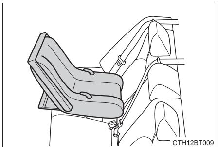 TOYOTA Camry (2023) - Siège de sécurité infant fixé avec une ceinture de sécurité - 1